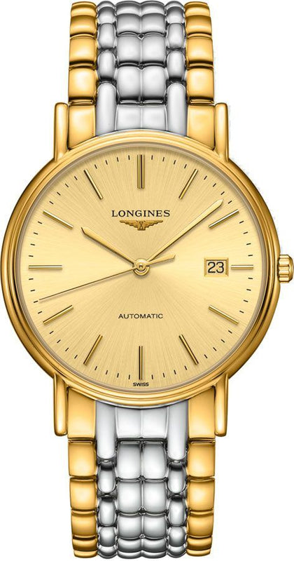 Longines Presence 38.5mm Automatic Stainless Steel Watch for Men - L4.921.2.32.7 Authentic Buy Shop Now