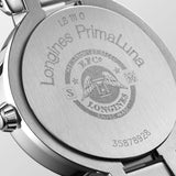 Longines PrimaLuna 26.5mm Automatic White Mother of Pearl Dial Silver Stainless Steel Watch for Women - L8.111.0.87.6 Authentic Buy Shop Now