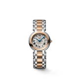 Longines PrimaLuna Automatic 26.5mm Silver Dial Two Tone Steel Strap Watch for Women - L8.111.5.78.6 Authentic Buy Shop Now