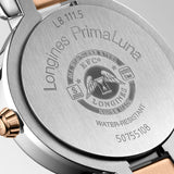 Longines PrimaLuna Automatic 26.5mm Silver Dial Two Tone Steel Strap Watch for Women - L8.111.5.78.6 Authentic Buy Shop Now