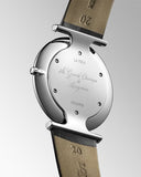 Longines La Grande Classique De Longines White Dial Black Leather Strap Watch for Women - L4.755.4.11.2 Authentic Buy Shop Now