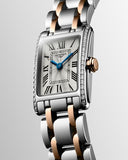 Longines Dolcevita Diamonds White Dial Two Tone Steel Strap Watch for Women - L5.258.5.79.7 Authentic Buy Shop Now