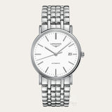 Longines Presence 38.5mm Automatic Stainless Steel Watch for Men - L4.921.4.12.6 Authentic Buy Shop Now