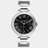Cartier Ballon Bleu de Cartier Black Dial Silver Steel Strap Watch for Men - W6920042 Authentic Buy Shop Now