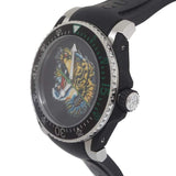 Gucci Dive Tiger Black Dial Black Rubber Strap Watch For Men - YA136318 Authentic Buy Shop Now