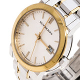 Burberry The City White Dial Two Tone Steel Strap Watch for Women - BU9115 Authentic Buy Shop Now