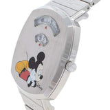 Gucci Grip x Disney Quartz Silver Dial Silver Steel Strap Unisex Watch - YA157419 Authentic Buy Shop Now