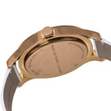 Marc Jacobs Blade White Dial White Leather Strap Watch for Women - MBM1201 Authentic Buy Shop Now