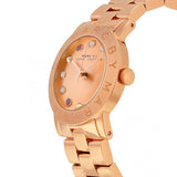 Marc Jacobs Amy Dexter Rose Gold Dial Rose Gold Steel Strap Watch for Women - MBM3216 Authentic Buy Shop Now