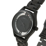 Marc Jacobs Tether Transparent Black Dial Black Steel Strap Watch for Women - MBM3415 Authentic Buy Shop Now