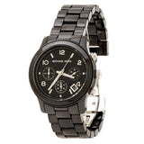 Michael Kors Runway Black Ceramic Dial Black Steel Strap Watch for Women - MK5162 Authentic Buy Shop Now