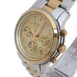 Michael Kors Runway Gold Dial Two Tone Steel Strap Watch for Women - MK5137 Authentic Buy Shop Now