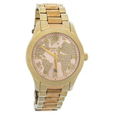 Michael Kors Layton Rose Gold Dial Gold Stainless Steel Strap Watch for Women - MK6476 Authentic Buy Shop Now