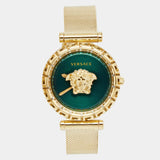 Versace Palazzo Empire Greca Green Dial Gold Mesh Bracelet Watch for Women - VEDV00819 Authentic Buy Shop Now
