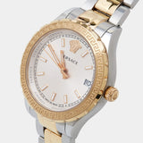 Versace Hellenyium Silver Dial Two Tone Steel Strap Watch for Women - V12030015 Authentic Buy Shop Now