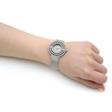 Guess Dream Crystals Silver Dial Silver Mesh Strap Watch For Women - GW0550L1 Authentic Buy Shop Now