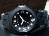 Marc Jacobs Pelly Black Dial Black Silicone Strap Watch for Women - MBM2507 Authentic Buy Shop Now