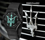 Maserati Potenza Aqua Edition Black Dial Black Mesh Strap Watch For Men - R8853144002 Authentic Buy Shop Now