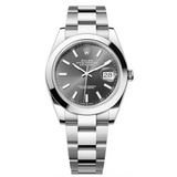 Rolex Datejust 41 Oyster Grey Dial Oystersteel Strap Watch for Men - M126300-0007 Authentic Buy Shop Now