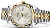 Rolex Datejust 41 Silver Dial Two Tone Oystersteel & Yellow Gold Jubilee Bracelet Watch for Men - M126333-0002 Authentic Buy Shop Now