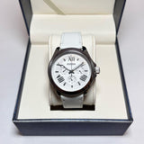 Fossil Cecile White Dial White Leather Strap Watch for Women - AM4484 Authentic Buy Shop Now