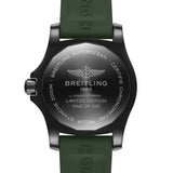 Breitling Superocean Automatic 46 Green Dial Green Rubber Strap Watch for Men - M173681A1L1S1 Authentic Buy Shop Now