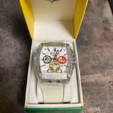 Guess Phoenix J Balvin White Dial Transparent Silicone Strap Watch For Men - V1051M1 Authentic Buy Shop Now