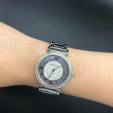 Michael Kors Caitlin Crystal Dial Silver Steel Strap Watch for Women - MK3331 Authentic Buy Shop Now