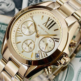 Michael Kors Bradshaw Gold Dial Gold Steel Strap Watch for Women - MK5798 Authentic Buy Shop Now