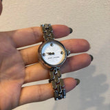 Marc Jacobs Courtney Mother of Pearl White Dial Silver Steel Strap Watch for Women - MJ3459 Authentic Buy Shop Now