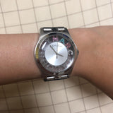 Marc Jacobs Henry Skeleton Silver Dial Silver Steel Strap Watch for Women - MBM3262 Authentic Buy Shop Now