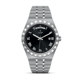 Tudor Royal Automatic Black Dial Silver Steel Strap Watch for Men - M28600-0003 Authentic Buy Shop Now