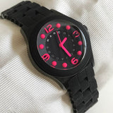 Marc Jacobs Pelly Black Dial Black Silicone Strap Watch for Women - MBM2543 Authentic Buy Shop Now