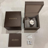 Gucci G Chrono Chronograph Silver Dial Silver Steel Strap Watch For Men - YA101201 Authentic Buy Shop Now