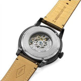 Fossil Townsman Automatic Black Dial Brown Leather Strap Watch for Men - ME3155 Authentic Buy Shop Now