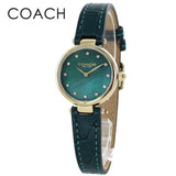 Coach Park Analog Green Dial Green Leather Strap Watch for Women - 14503534 Authentic Buy Shop Now
