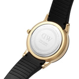 Daniel Wellington Iconic Motion Black Dial Black Rubber Strap Watch For Men - DW00100425 Authentic Buy Shop Now