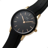 Daniel Wellington Iconic Motion Black Dial Black Rubber Strap Watch For Men - DW00100425 Authentic Buy Shop Now