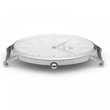 Daniel Wellington Classic St Mawes White Dial Brown Leather Strap Watch For Men - DW00100021 Authentic Buy Shop Now
