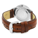 Daniel Wellington Classic St Mawes White Dial Brown Leather Strap Watch For Men - DW00100021 Authentic Buy Shop Now