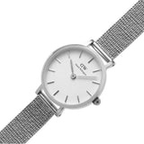 Daniel Wellington Classic Petite Sterling White Dial Silver Mesh Bracelet Watch for Women - DW00100442 Authentic Buy Shop Now