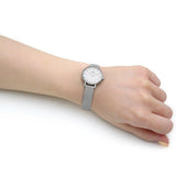 Daniel Wellington Classic Petite Sterling White Dial Silver Mesh Bracelet Watch for Women - DW00100442 Authentic Buy Shop Now