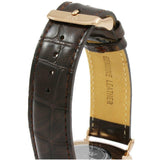 Daniel Wellington Classic York Black Dial Brown Leather Strap Watch For Men - DW00100128 Authentic Buy Shop Now