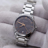 Gucci G Timeless Brown Dial Silver Steel Strap Watch For Women - YA126529 Authentic Buy Shop Now