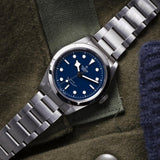 Tudor Black Bay Automatic Blue Dial Silver Steel Strap Watch for Men - M79540-0004 Authentic Buy Shop Now