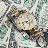 Michael Kors Runway Gold Dial Two Tone Steel Strap Watch for Women - MK5137 Authentic Buy Shop Now