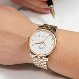 Mido Baroncelli Automatic White Dial Two Tone Steel Strap Watch For Women - M8600.9.N6.1 Authentic Buy Shop Now