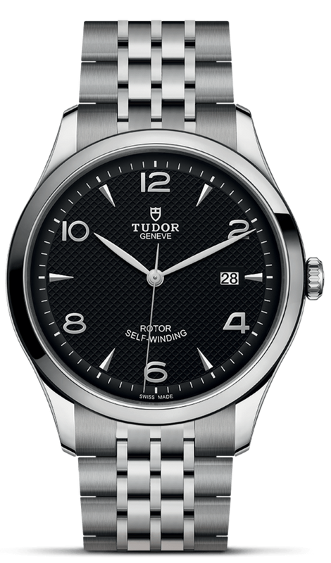 Tudor 1926 Automatic Black Dial Silver Steel Strap Watch for Men - M91650-0002 Authentic Buy Shop Now