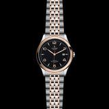 Tudor 1926 Automatic Black Dial Two Tone Steel Strap Watch for Men - M91651-0003 Authentic Buy Shop Now