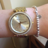 Michael Kors Darci Gold Dial Gold Stainless Steel Strap Watch for Women - MK3216 Authentic Buy Shop Now